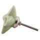 Pea Green Ceramic Flower Cabinet Knob Online